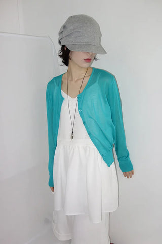 [10 colors] Michichi Sheer Round Cardigan