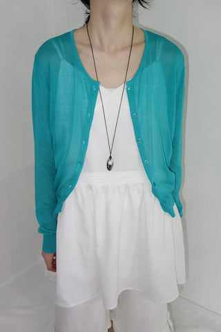 [10 colors] Michichi Sheer Round Cardigan