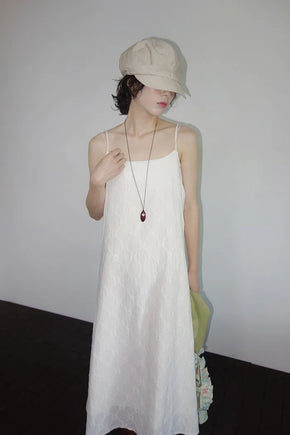 Fifty-Perforated Long Dress