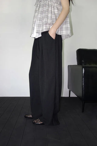 [4 colors] Ice Pintuck Wide Pants
