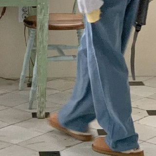 Corduroy Heart Pants