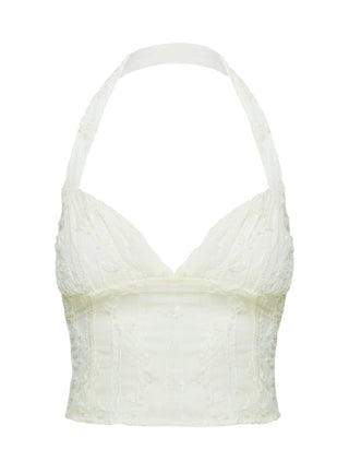 Aspyn Halter Top Yellow