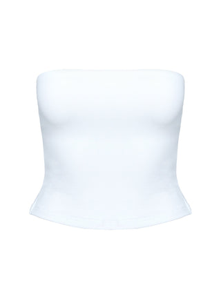 Aurorah Strapless Top White