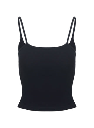 Baseline Rib Top Black