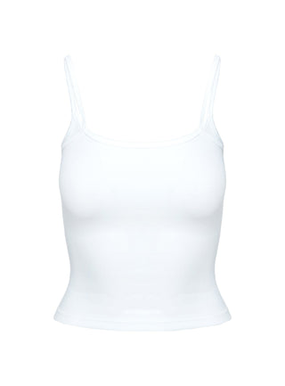 Baseline Rib Top White