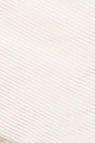 Corduroy Bow Tote Bag in Ivory