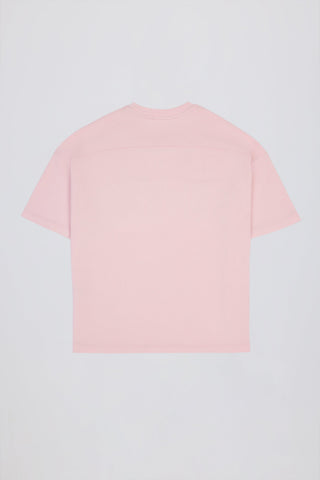 Oversized Cotton-Jersey T-Shirt in Powder Pink