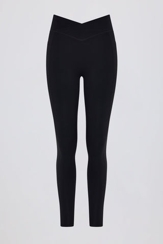 Soft Active Full-Length Pocket Leggings in Black