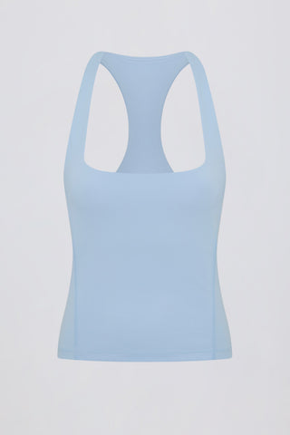 Soft Active Racerback Tank Top in Sky
