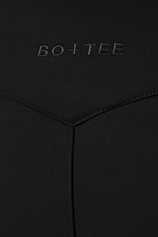 Waterproof Belted Ski Salopettes in Black