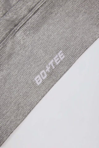 Super Sculpt Seamless Crossback Sports Bra in Grey Marl