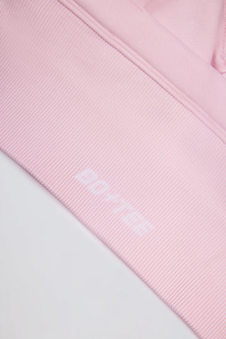 Super Sculpt Seamless Crossback Sports Bra in Powder Pink