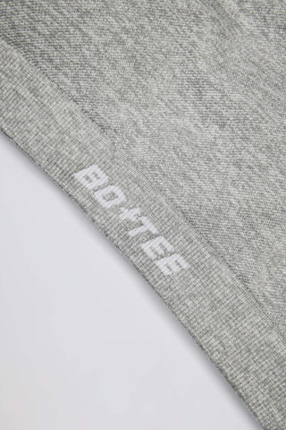 Super Sculpt Seamless Backless Sports Bra in Grey Marl
