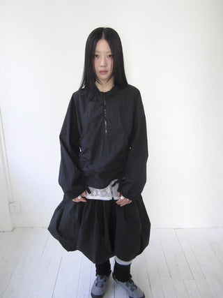 Functional Minimalist Drawstring Short Crop Top