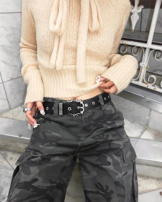 Camouflage Cotton Cargo Pants