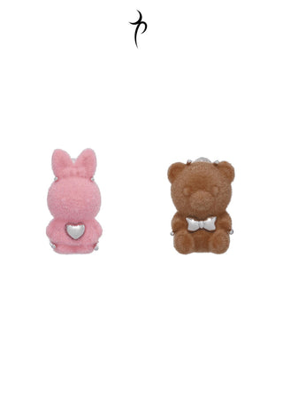 CUTE BUNNY & BEAR EARRINGS