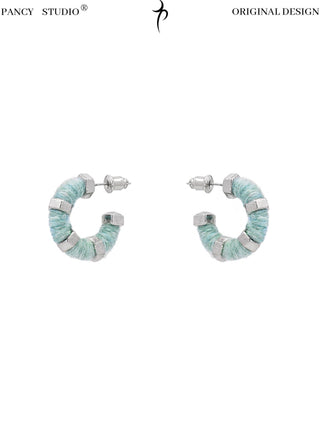 WOOL DESIGN RETRO EARRINGS
