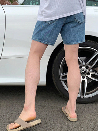 Denim shorts