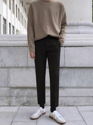 casual slim loose fit trousers - Main Image