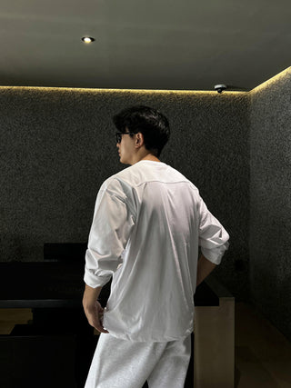 LONG SLEEVED COTTON T-SHIRT