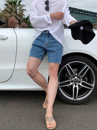 Denim shorts