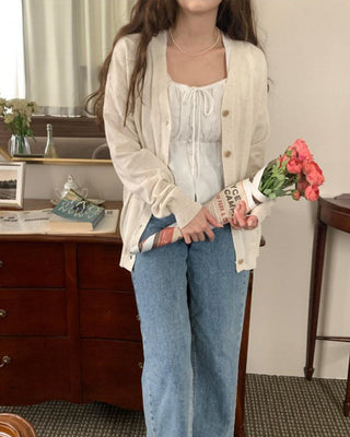 French square collar lace white shirt top