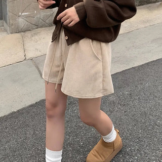 Corduroy shorts
