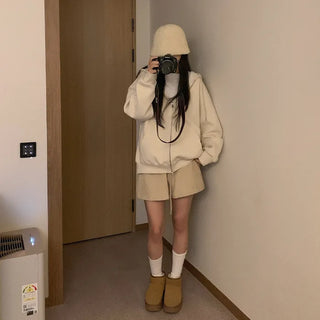 Corduroy shorts