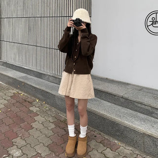 Corduroy shorts