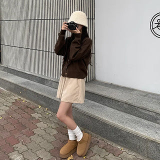 Corduroy shorts