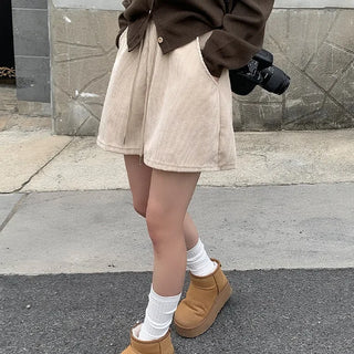Corduroy shorts