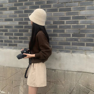 Corduroy shorts