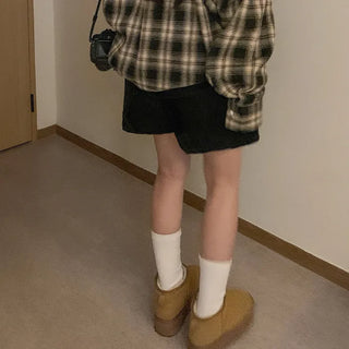 Corduroy shorts