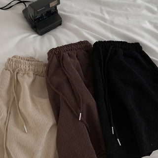 Corduroy shorts