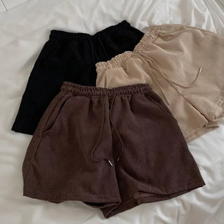 Corduroy shorts