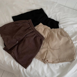 Corduroy shorts