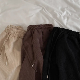 Corduroy shorts