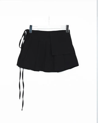 Layered ruffle skirt pants