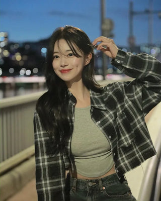 Daily check shirt (2 colors)