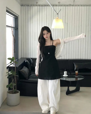 Linen camisole dress