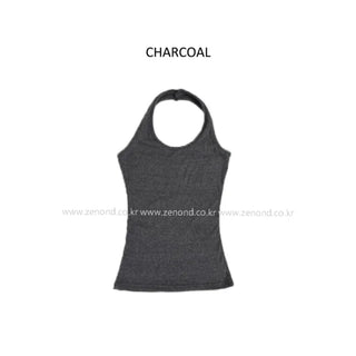 [7 colors] Long halter sleeveless top