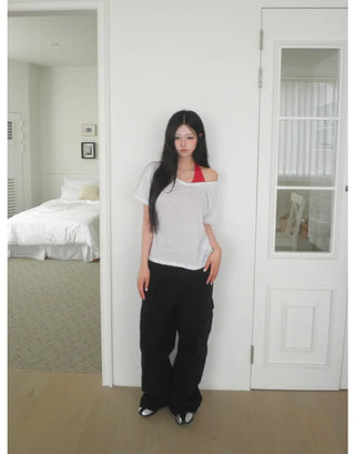 [7 colors] Long halter sleeveless top