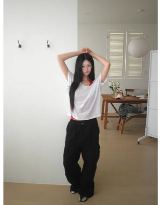 [7 colors] Long halter sleeveless top