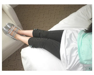 [3 colors] Striped Capri Pants