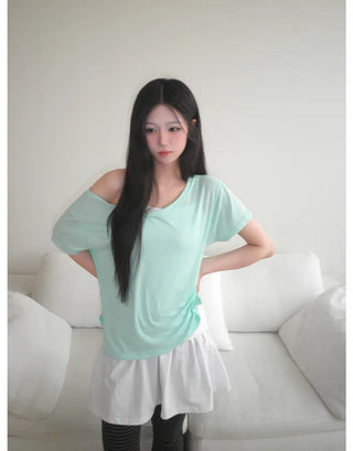 [3 colors] Striped Capri Pants