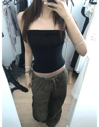 [6 colors] Slim Halter Sleeveless