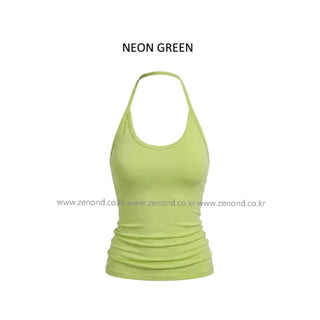 [6 colors] Slim Halter Sleeveless