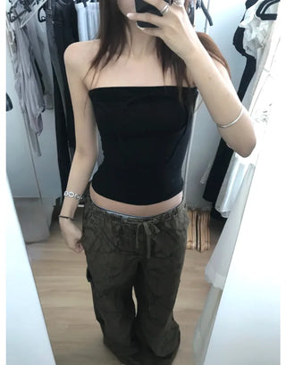 [6 colors] Slim Halter Sleeveless