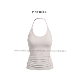 [6 colors] Slim Halter Sleeveless