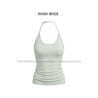[6 colors] Slim Halter Sleeveless